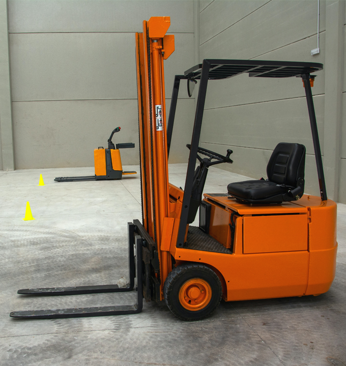 Gaffeltruck Lithium batteri